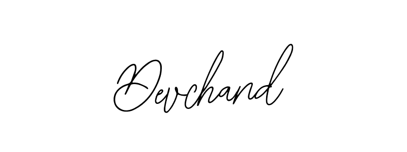 How to make Devchand signature? Bearetta-2O07w is a professional autograph style. Create handwritten signature for Devchand name. Devchand signature style 12 images and pictures png
