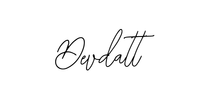 Design your own signature with our free online signature maker. With this signature software, you can create a handwritten (Bearetta-2O07w) signature for name Devdatt. Devdatt signature style 12 images and pictures png