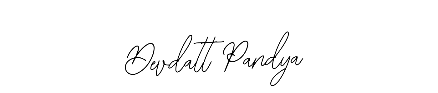 How to make Devdatt Pandya signature? Bearetta-2O07w is a professional autograph style. Create handwritten signature for Devdatt Pandya name. Devdatt Pandya signature style 12 images and pictures png