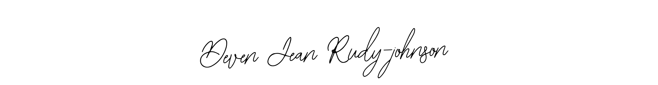 Also we have Deven Jean Rudy-johnson name is the best signature style. Create professional handwritten signature collection using Bearetta-2O07w autograph style. Deven Jean Rudy-johnson signature style 12 images and pictures png