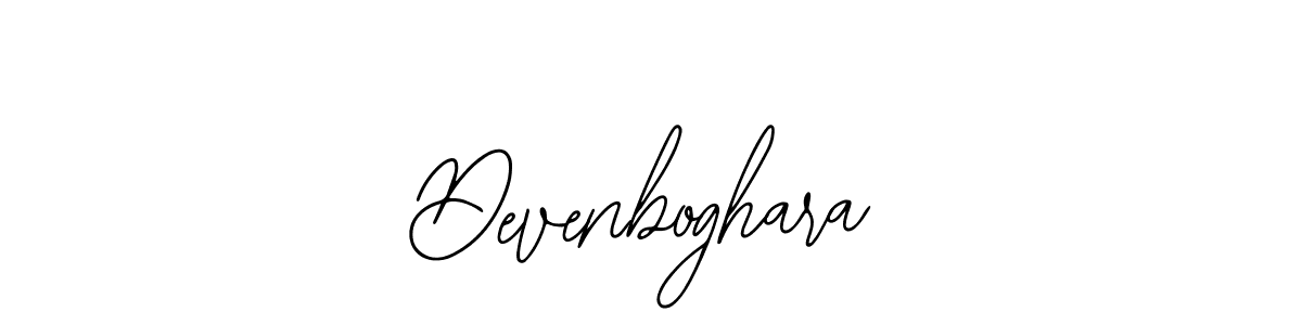 How to make Devenboghara name signature. Use Bearetta-2O07w style for creating short signs online. This is the latest handwritten sign. Devenboghara signature style 12 images and pictures png
