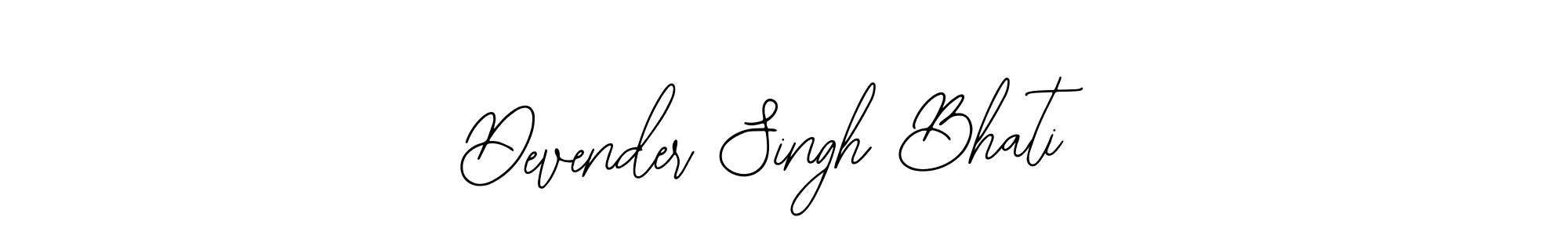 Create a beautiful signature design for name Devender Singh Bhati. With this signature (Bearetta-2O07w) fonts, you can make a handwritten signature for free. Devender Singh Bhati signature style 12 images and pictures png