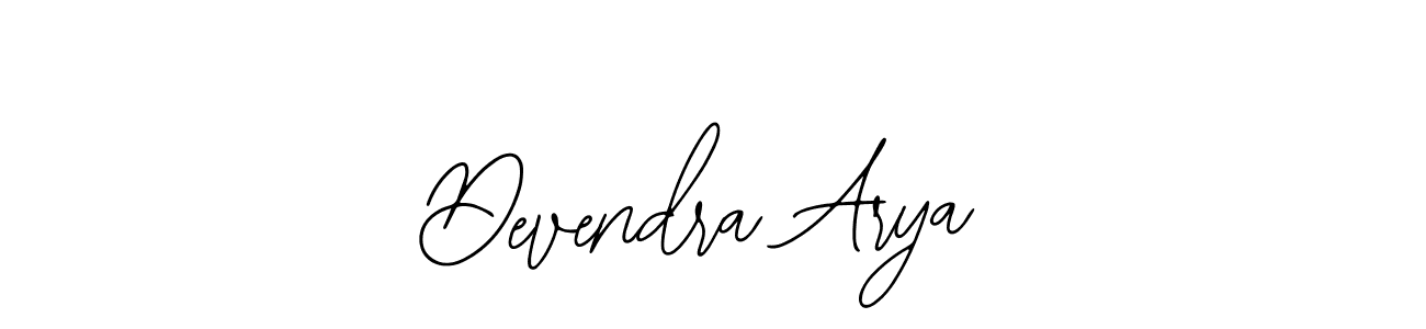 How to make Devendra Arya signature? Bearetta-2O07w is a professional autograph style. Create handwritten signature for Devendra Arya name. Devendra Arya signature style 12 images and pictures png
