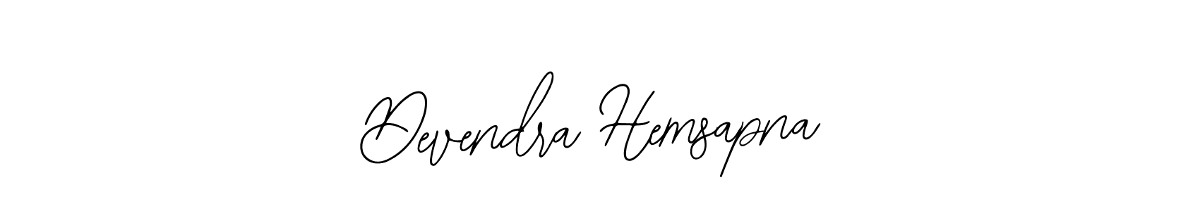 You should practise on your own different ways (Bearetta-2O07w) to write your name (Devendra Hemsapna) in signature. don't let someone else do it for you. Devendra Hemsapna signature style 12 images and pictures png