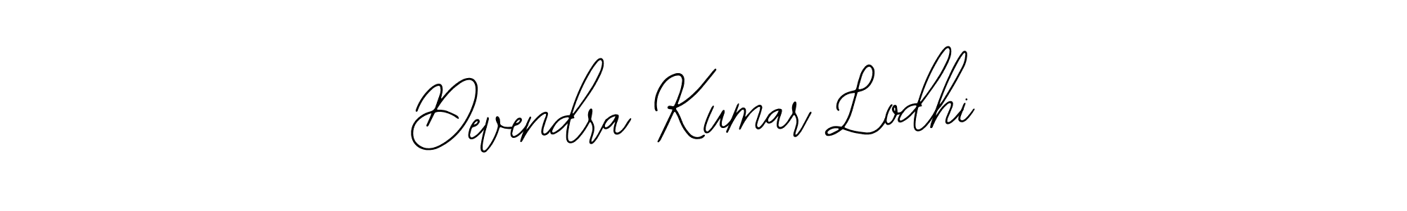 How to make Devendra Kumar Lodhi name signature. Use Bearetta-2O07w style for creating short signs online. This is the latest handwritten sign. Devendra Kumar Lodhi signature style 12 images and pictures png