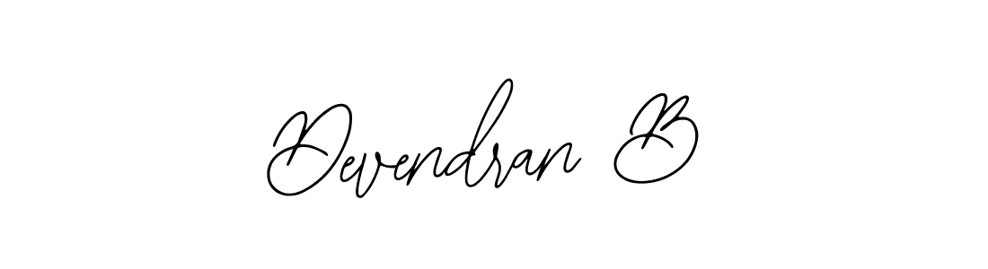 Design your own signature with our free online signature maker. With this signature software, you can create a handwritten (Bearetta-2O07w) signature for name Devendran B. Devendran B signature style 12 images and pictures png