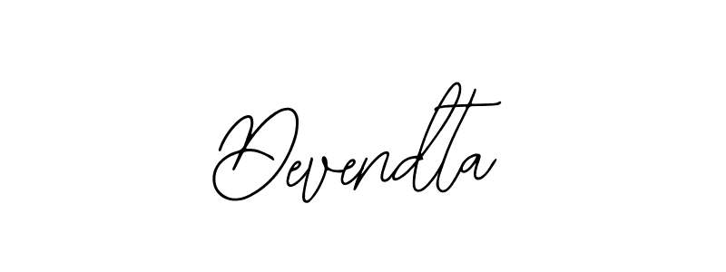 How to make Devendta signature? Bearetta-2O07w is a professional autograph style. Create handwritten signature for Devendta name. Devendta signature style 12 images and pictures png