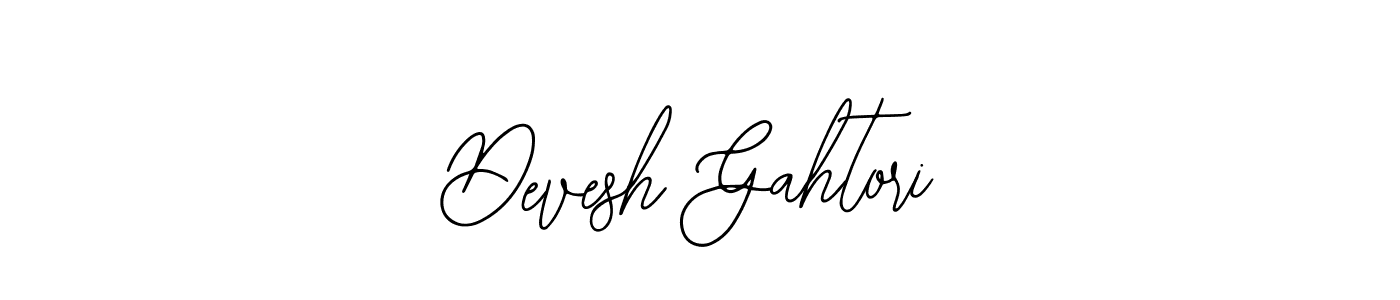 Also we have Devesh Gahtori name is the best signature style. Create professional handwritten signature collection using Bearetta-2O07w autograph style. Devesh Gahtori signature style 12 images and pictures png