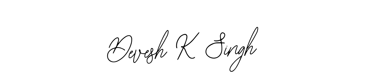 Make a beautiful signature design for name Devesh K Singh. Use this online signature maker to create a handwritten signature for free. Devesh K Singh signature style 12 images and pictures png