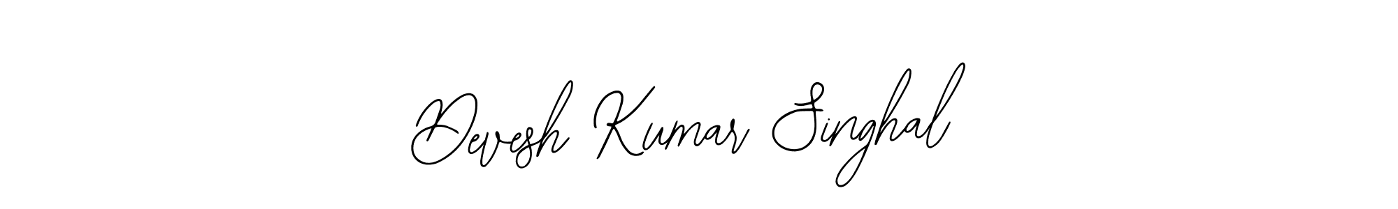 It looks lik you need a new signature style for name Devesh Kumar Singhal. Design unique handwritten (Bearetta-2O07w) signature with our free signature maker in just a few clicks. Devesh Kumar Singhal signature style 12 images and pictures png