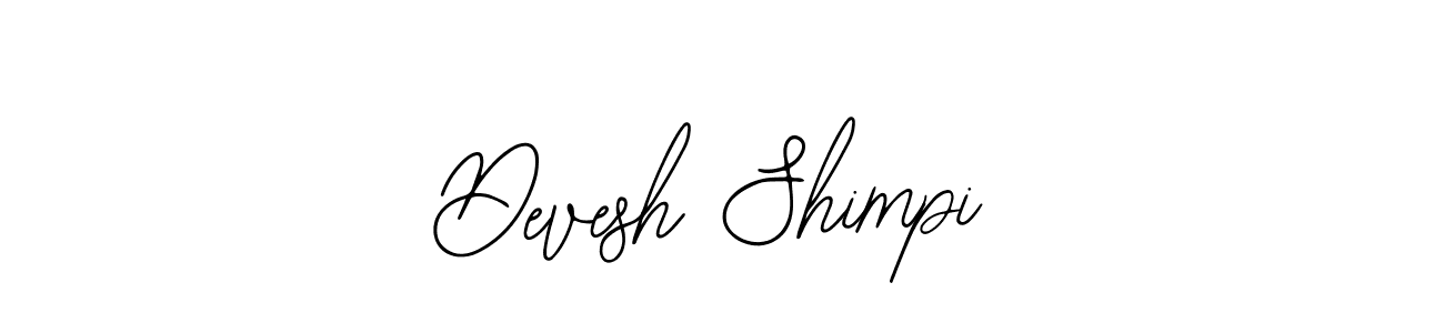 It looks lik you need a new signature style for name Devesh Shimpi. Design unique handwritten (Bearetta-2O07w) signature with our free signature maker in just a few clicks. Devesh Shimpi signature style 12 images and pictures png