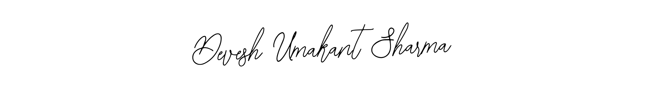 Make a beautiful signature design for name Devesh Umakant Sharma. With this signature (Bearetta-2O07w) style, you can create a handwritten signature for free. Devesh Umakant Sharma signature style 12 images and pictures png