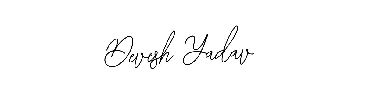 Create a beautiful signature design for name Devesh Yadav. With this signature (Bearetta-2O07w) fonts, you can make a handwritten signature for free. Devesh Yadav signature style 12 images and pictures png