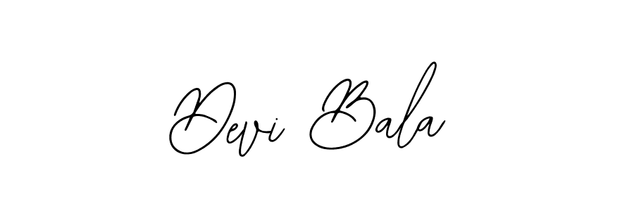 Design your own signature with our free online signature maker. With this signature software, you can create a handwritten (Bearetta-2O07w) signature for name Devi Bala. Devi Bala signature style 12 images and pictures png