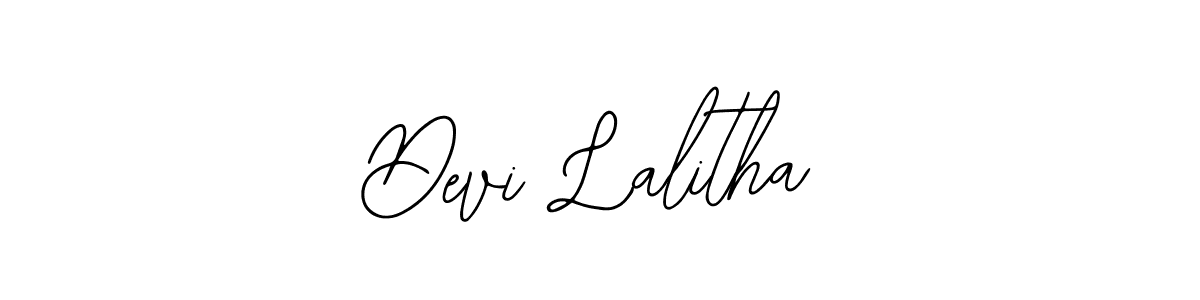 You should practise on your own different ways (Bearetta-2O07w) to write your name (Devi Lalitha) in signature. don't let someone else do it for you. Devi Lalitha signature style 12 images and pictures png