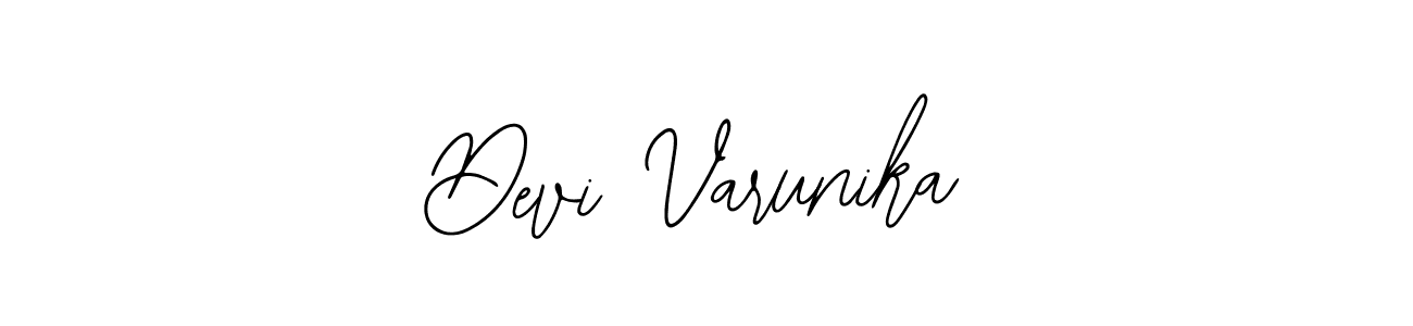 Also You can easily find your signature by using the search form. We will create Devi Varunika name handwritten signature images for you free of cost using Bearetta-2O07w sign style. Devi Varunika signature style 12 images and pictures png