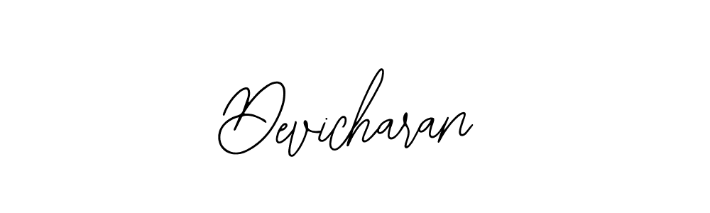 How to Draw Devicharan signature style? Bearetta-2O07w is a latest design signature styles for name Devicharan. Devicharan signature style 12 images and pictures png