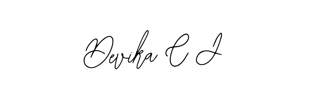 Bearetta-2O07w is a professional signature style that is perfect for those who want to add a touch of class to their signature. It is also a great choice for those who want to make their signature more unique. Get Devika C J name to fancy signature for free. Devika C J signature style 12 images and pictures png