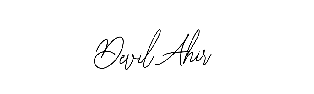if you are searching for the best signature style for your name Devil Ahir. so please give up your signature search. here we have designed multiple signature styles  using Bearetta-2O07w. Devil Ahir signature style 12 images and pictures png