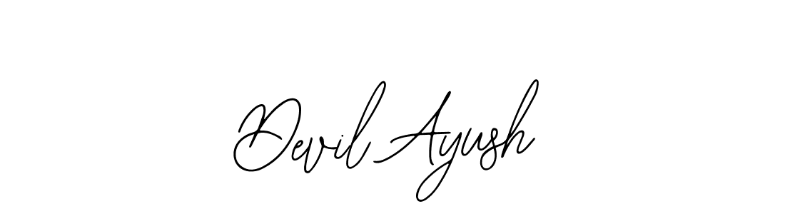 How to Draw Devil Ayush signature style? Bearetta-2O07w is a latest design signature styles for name Devil Ayush. Devil Ayush signature style 12 images and pictures png