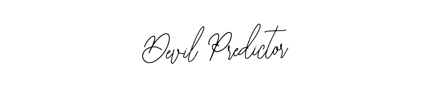 Devil Predictor stylish signature style. Best Handwritten Sign (Bearetta-2O07w) for my name. Handwritten Signature Collection Ideas for my name Devil Predictor. Devil Predictor signature style 12 images and pictures png
