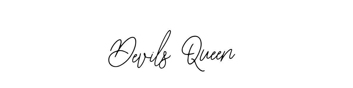 Design your own signature with our free online signature maker. With this signature software, you can create a handwritten (Bearetta-2O07w) signature for name Devils Queen. Devils Queen signature style 12 images and pictures png