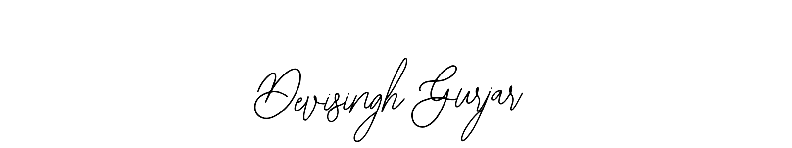 How to make Devisingh Gurjar name signature. Use Bearetta-2O07w style for creating short signs online. This is the latest handwritten sign. Devisingh Gurjar signature style 12 images and pictures png