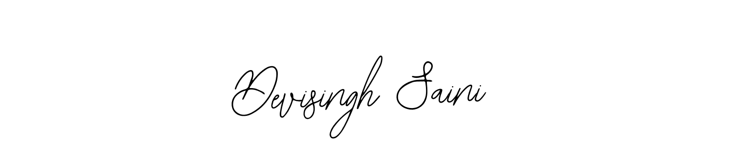 How to make Devisingh Saini name signature. Use Bearetta-2O07w style for creating short signs online. This is the latest handwritten sign. Devisingh Saini signature style 12 images and pictures png