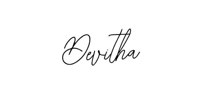 Design your own signature with our free online signature maker. With this signature software, you can create a handwritten (Bearetta-2O07w) signature for name Devitha. Devitha signature style 12 images and pictures png