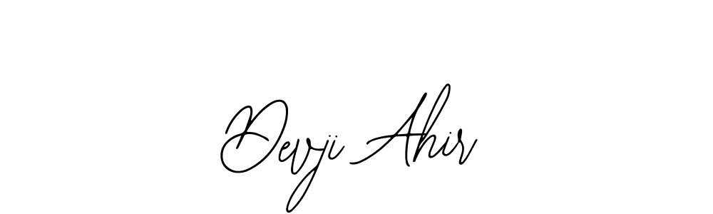 How to Draw Devji Ahir signature style? Bearetta-2O07w is a latest design signature styles for name Devji Ahir. Devji Ahir signature style 12 images and pictures png
