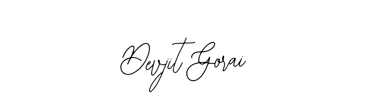 Bearetta-2O07w is a professional signature style that is perfect for those who want to add a touch of class to their signature. It is also a great choice for those who want to make their signature more unique. Get Devjit Gorai name to fancy signature for free. Devjit Gorai signature style 12 images and pictures png