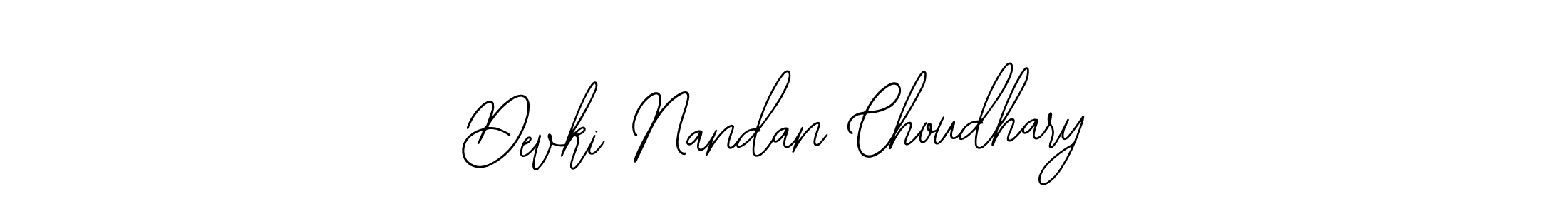 It looks lik you need a new signature style for name Devki Nandan Choudhary. Design unique handwritten (Bearetta-2O07w) signature with our free signature maker in just a few clicks. Devki Nandan Choudhary signature style 12 images and pictures png