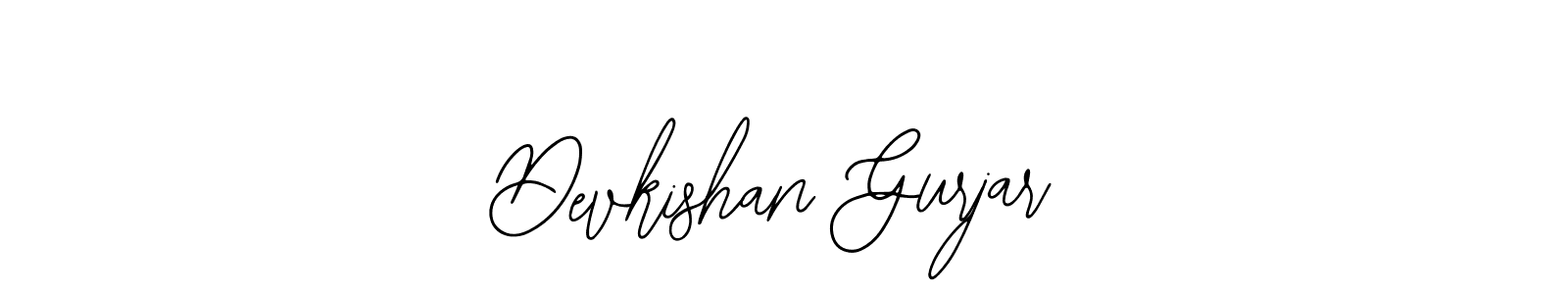 Bearetta-2O07w is a professional signature style that is perfect for those who want to add a touch of class to their signature. It is also a great choice for those who want to make their signature more unique. Get Devkishan Gurjar name to fancy signature for free. Devkishan Gurjar signature style 12 images and pictures png