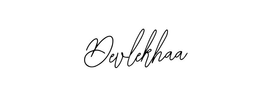 Make a beautiful signature design for name Devlekhaa. With this signature (Bearetta-2O07w) style, you can create a handwritten signature for free. Devlekhaa signature style 12 images and pictures png