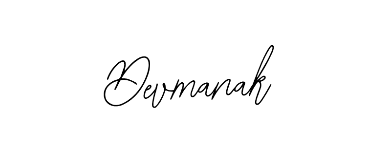 Use a signature maker to create a handwritten signature online. With this signature software, you can design (Bearetta-2O07w) your own signature for name Devmanak. Devmanak signature style 12 images and pictures png