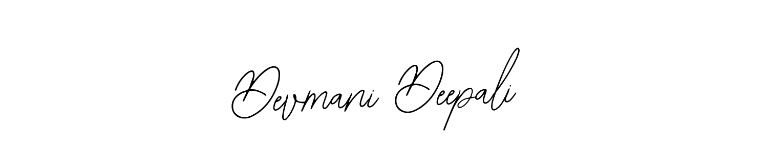 Similarly Bearetta-2O07w is the best handwritten signature design. Signature creator online .You can use it as an online autograph creator for name Devmani Deepali. Devmani Deepali signature style 12 images and pictures png