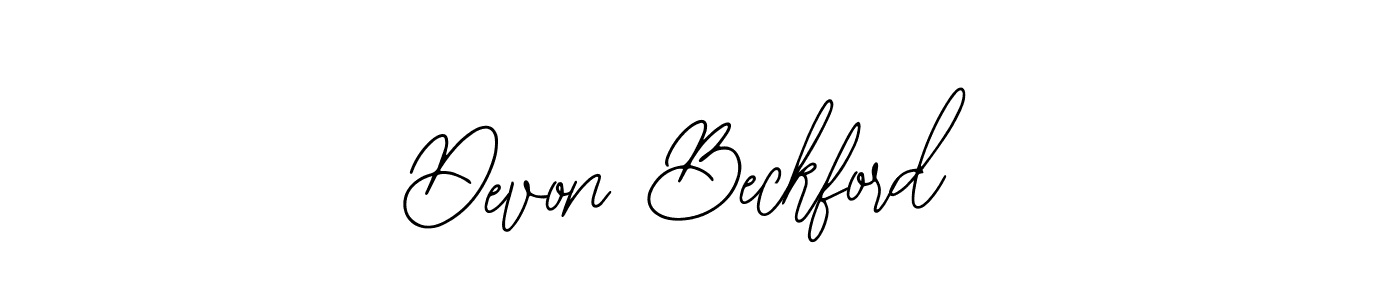 Also You can easily find your signature by using the search form. We will create Devon Beckford name handwritten signature images for you free of cost using Bearetta-2O07w sign style. Devon Beckford signature style 12 images and pictures png