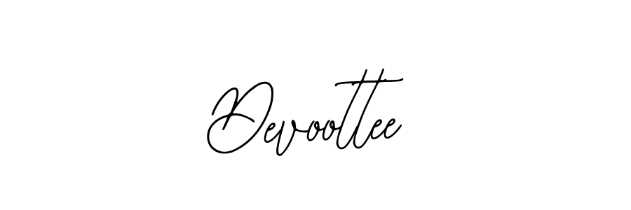 How to make Devoottee signature? Bearetta-2O07w is a professional autograph style. Create handwritten signature for Devoottee name. Devoottee signature style 12 images and pictures png