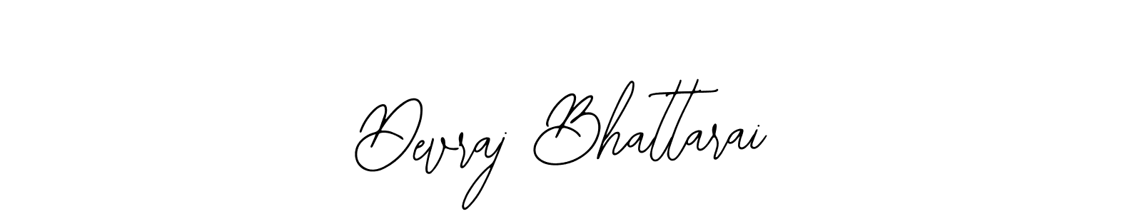 How to make Devraj Bhattarai name signature. Use Bearetta-2O07w style for creating short signs online. This is the latest handwritten sign. Devraj Bhattarai signature style 12 images and pictures png