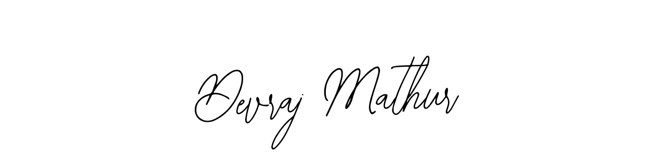 How to make Devraj Mathur name signature. Use Bearetta-2O07w style for creating short signs online. This is the latest handwritten sign. Devraj Mathur signature style 12 images and pictures png