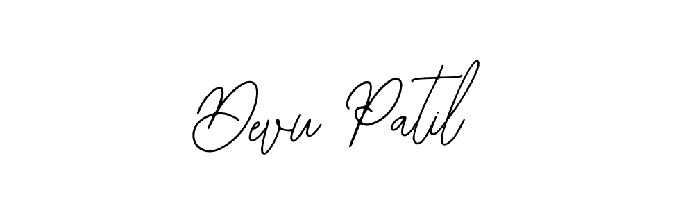 You should practise on your own different ways (Bearetta-2O07w) to write your name (Devu Patil) in signature. don't let someone else do it for you. Devu Patil signature style 12 images and pictures png