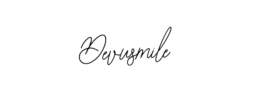 Also we have Devusmile name is the best signature style. Create professional handwritten signature collection using Bearetta-2O07w autograph style. Devusmile signature style 12 images and pictures png