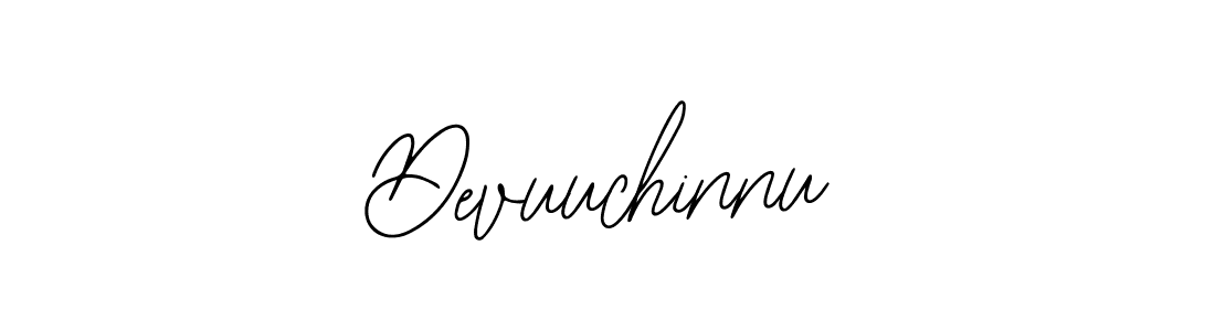 Use a signature maker to create a handwritten signature online. With this signature software, you can design (Bearetta-2O07w) your own signature for name Devuuchinnu. Devuuchinnu signature style 12 images and pictures png