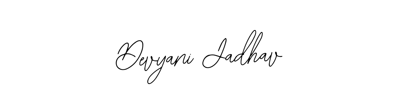 Use a signature maker to create a handwritten signature online. With this signature software, you can design (Bearetta-2O07w) your own signature for name Devyani Jadhav. Devyani Jadhav signature style 12 images and pictures png