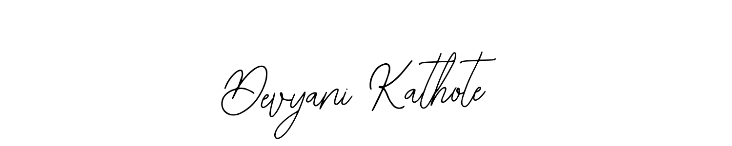 You should practise on your own different ways (Bearetta-2O07w) to write your name (Devyani Kathote) in signature. don't let someone else do it for you. Devyani Kathote signature style 12 images and pictures png