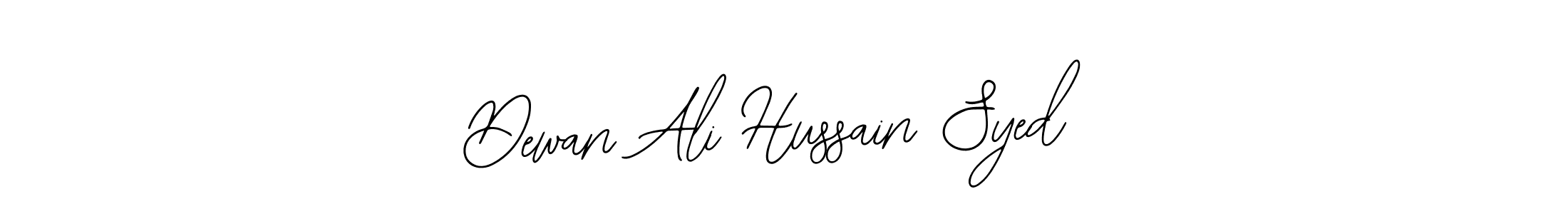 Design your own signature with our free online signature maker. With this signature software, you can create a handwritten (Bearetta-2O07w) signature for name Dewan Ali Hussain Syed. Dewan Ali Hussain Syed signature style 12 images and pictures png