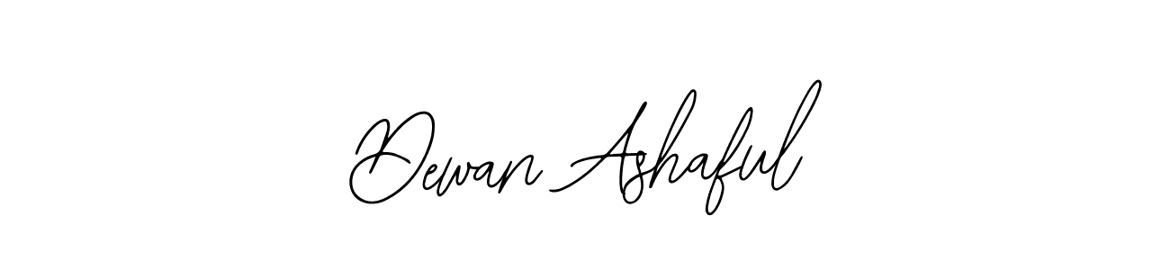 Make a beautiful signature design for name Dewan Ashaful. Use this online signature maker to create a handwritten signature for free. Dewan Ashaful signature style 12 images and pictures png