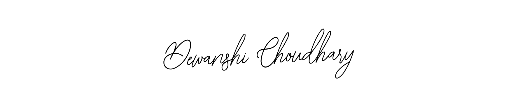 Also You can easily find your signature by using the search form. We will create Dewanshi Choudhary name handwritten signature images for you free of cost using Bearetta-2O07w sign style. Dewanshi Choudhary signature style 12 images and pictures png