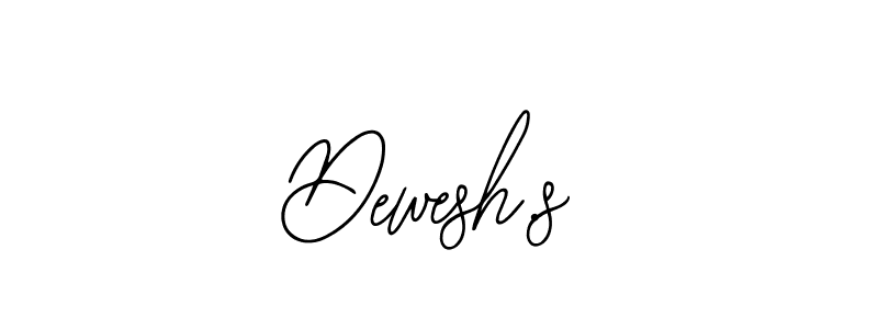 Also we have Dewesh.s name is the best signature style. Create professional handwritten signature collection using Bearetta-2O07w autograph style. Dewesh.s signature style 12 images and pictures png
