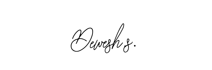 Make a beautiful signature design for name Dewesh.s.. Use this online signature maker to create a handwritten signature for free. Dewesh.s. signature style 12 images and pictures png